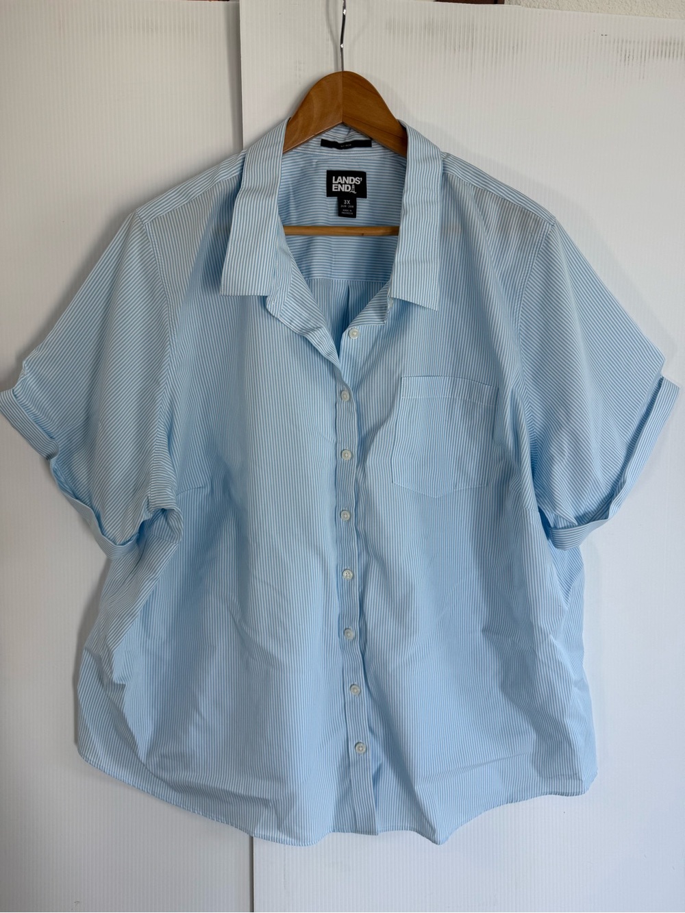 LANDS’ END Striped Shirt